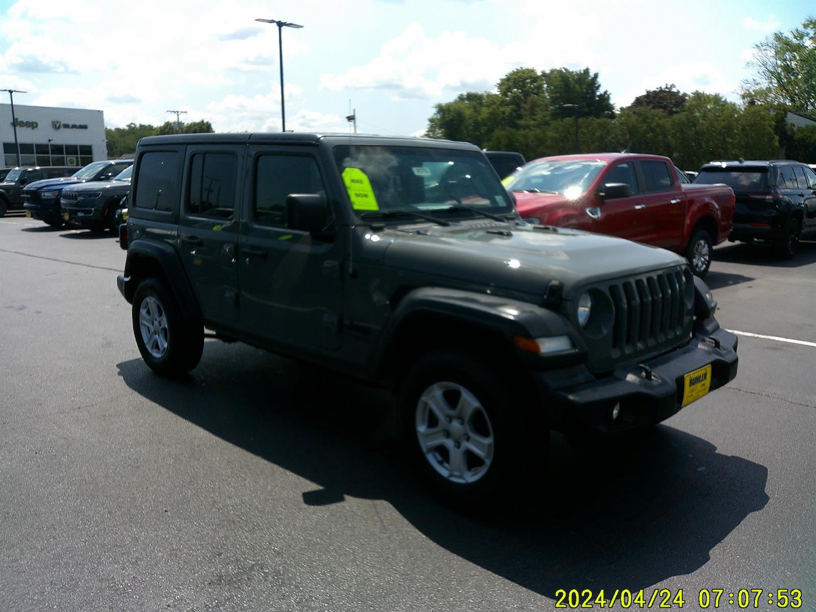 2022 Jeep Wrangler Unlimited Sport S 4x4