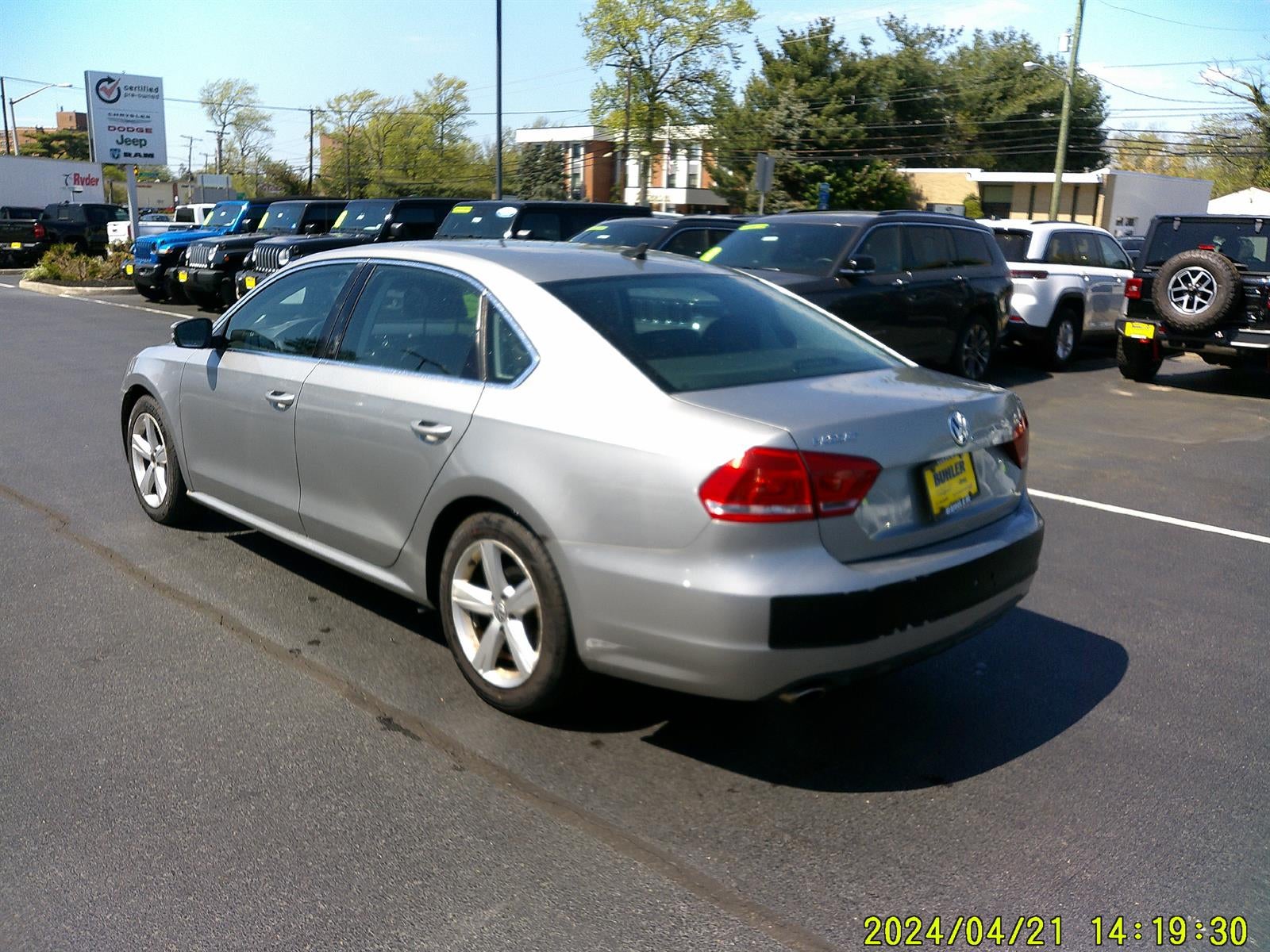 2013 Volkswagen Passat 2.5 SE w/Sunroof/Nav