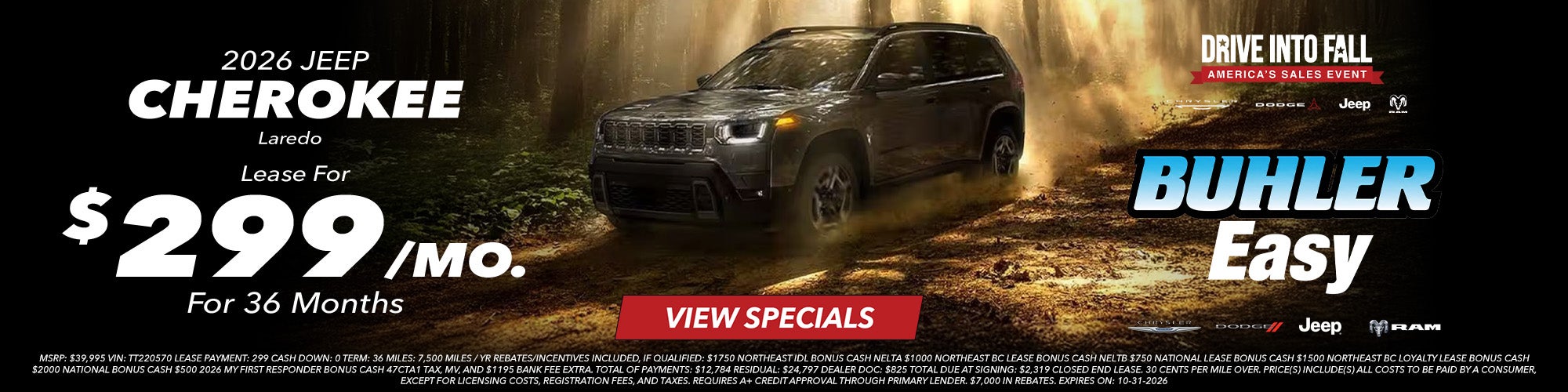 October Specials