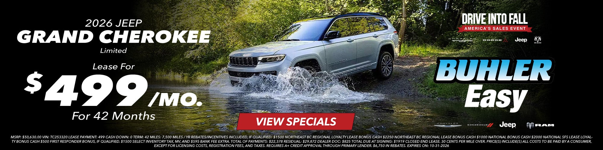 October Specials