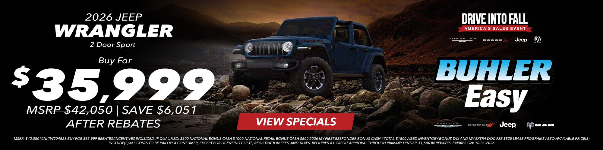 October Specials